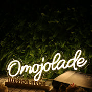 Omojolade Yellow Neon Sign