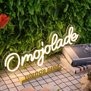 Omojolade Yellow Neon Sign