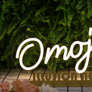 Omojolade Yellow Neon Sign