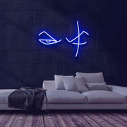 One Eyed Pirate Hunter Neon Sign