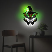 One Eyed Witch Monster LED Neon Acrylic Artwork