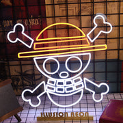 One Piece Skull Neon Sign