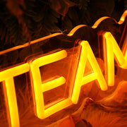 ONETOPPTEAM Orange Neon Sign