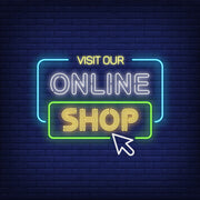 Online Shop Neon Sign