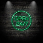 Open 247 Neon Sign