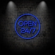 Open 247 Neon Sign