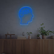 Open Brain LED Neon Sign