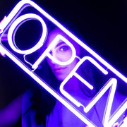 Open Neon Sign