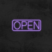 Open Neon Sign