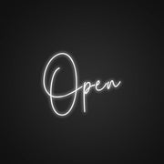 Open Neon Sign