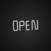 Open Neon Sign