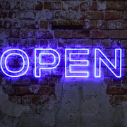 Open Neon Sign