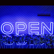 Open Neon Sign