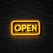 Open Neon Sign