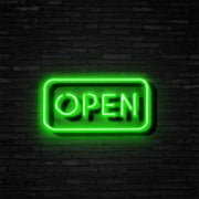 Open Neon Sign