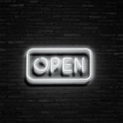 Open Neon Sign