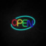 Open Neon Sign