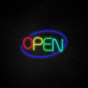 Open Neon Sign