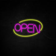 Open Neon Sign