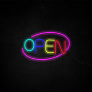 Open Neon Sign