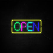 Open Neon Sign