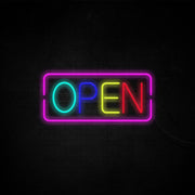 Open Neon Sign