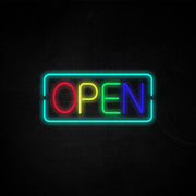 Open Neon Sign