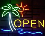 Open Neon Sign Wall Art Sign