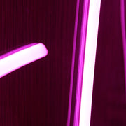 Open Purple Neon Sign