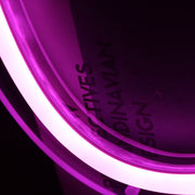 Open Purple Neon Sign