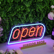 Open Red Neon Sign