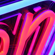 Open Red Neon Sign