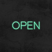 Open V2 Neon Sign