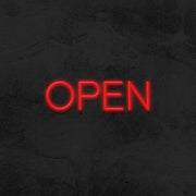 Open V2 Neon Sign