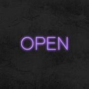 Open V2 Neon Sign