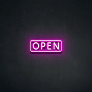 Open V2 Neon Sign