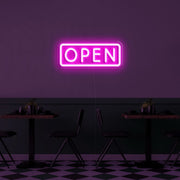 Open V2 Neon Sign