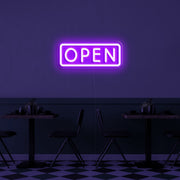 Open V2 Neon Sign