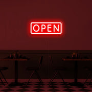 Open V2 Neon Sign