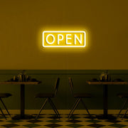 Open V2 Neon Sign