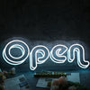 Open White Custom Neon LED Sign