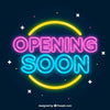 Opening Soon Neon Sign