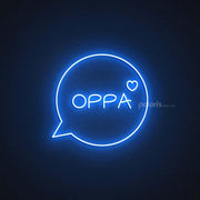 Oppa Neon Sign