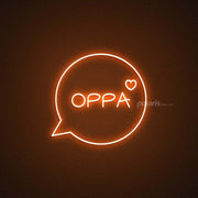 Oppa Neon Sign