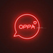 Oppa Neon Sign