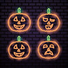 Orange Pumpkin Neon Sign