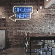 Order Here Neon Sign