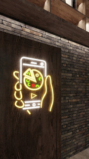 Order Your Pizza Neon Sign