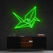 Origami Swan Neon Sign