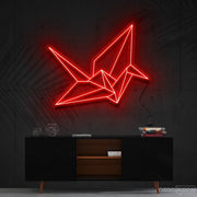 Origami Swan Neon Sign